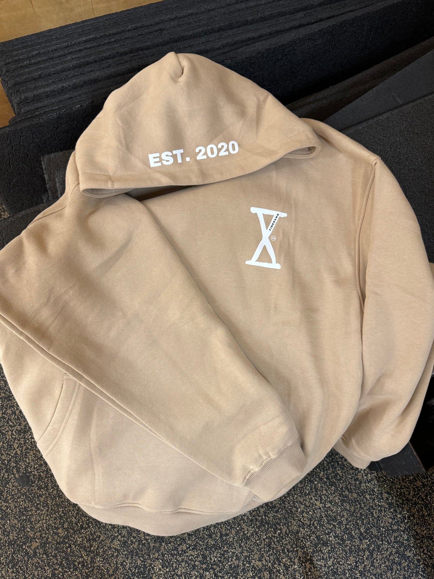 KHAKI FINEGANG HOODIE