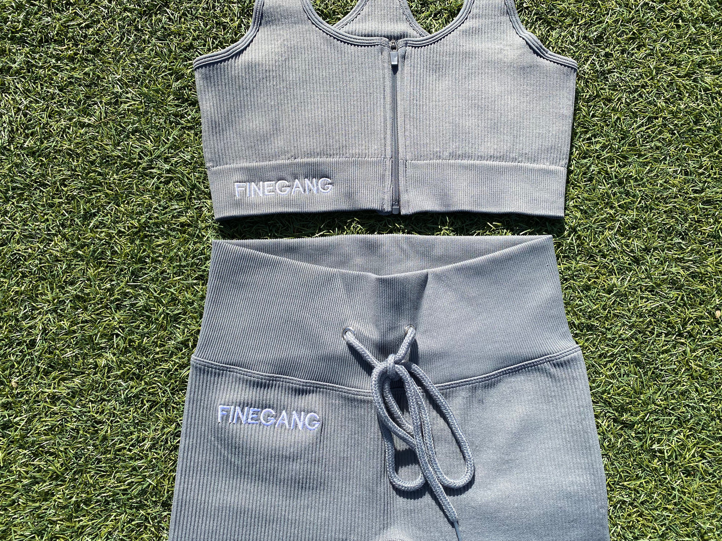 Dream Grey | Fine Zip-Up Set